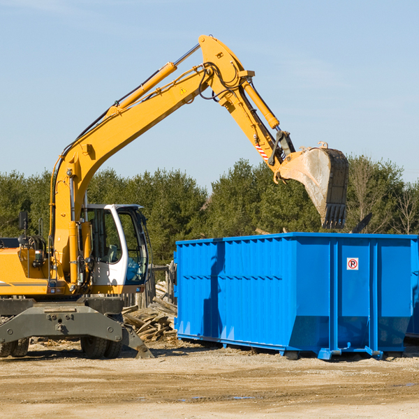 how does a residential dumpster rental service work in Central